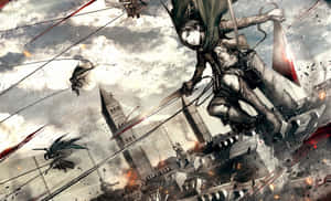 The Clash Of Titans - Pivotal Battle Of The Great Titan War. Wallpaper