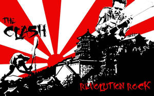 The Clash Revolution Rock Album Art Wallpaper