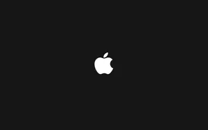The Classic Black Apple Logo Wallpaper