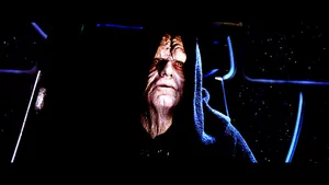 The Climactic Battle Between Luke Skywalker And Darth Vader In Return Of The Jedi Wallpaper