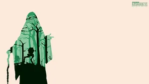 The Climactic Battle Scene In Star Wars: Return Of The Jedi With Epic Space Battle And Ground Combat On Forest Moon Of Endor. Wallpaper