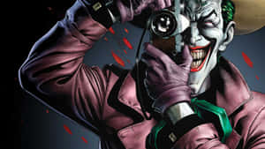 The Clown Prince Of Crime: Joker In A Comic Art Style! Wallpaper