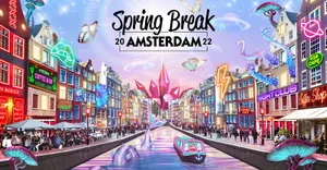 The Cobblestone Streets Of Amsterdam In Spring Wallpaper