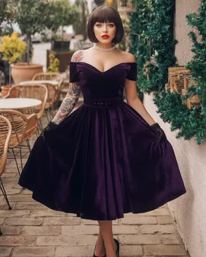 The Color Of Luxury - A Purple Velvet Fabric Wallpaper