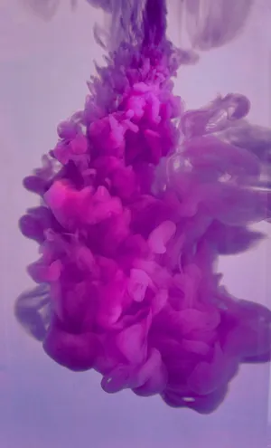 The Color Purple Fills The Hazy Sky Wallpaper