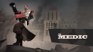 The Colorful Team Fortress 2 Characters In Action Wallpaper