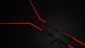 The Cool Camo Look Of A Classic Csgo Gun Wallpaper