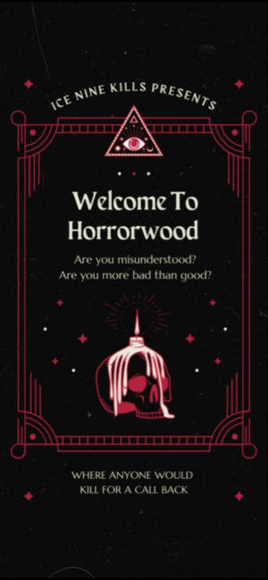 The Cover Of The Horrorwood Book Wallpaper