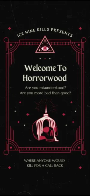 The Cover Of The Horrorwood Book Wallpaper