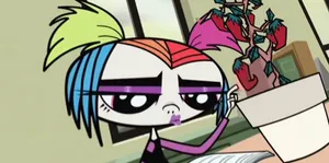 The Creepie Exploring A Dead Plant In The Animated Series Growing Up Creepie Wallpaper