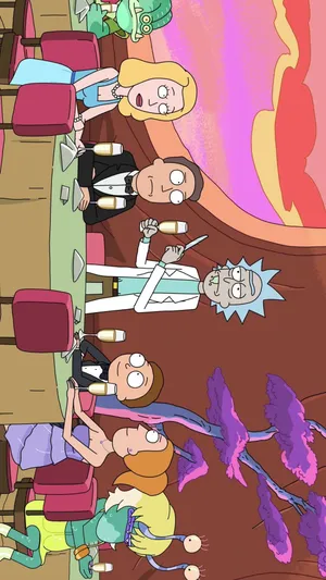 The Cromulons Featuring In Outer Space Wallpaper