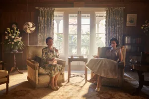 The Crown Queen Mother And Daughter Wallpaper