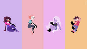 The Crystal Gems Of Steven Universe Wallpaper