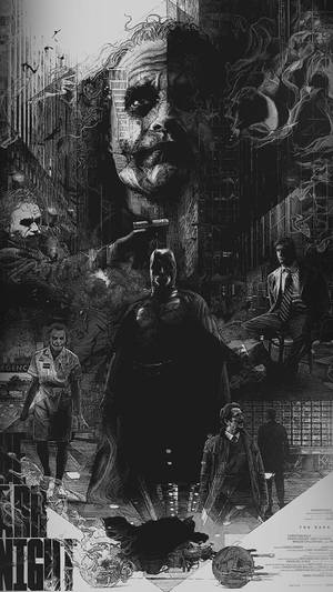 The Dark Knight 2008 Batman Iphone Wallpaper