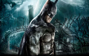 The Dark Knight Conquers Arkham Asylum Wallpaper