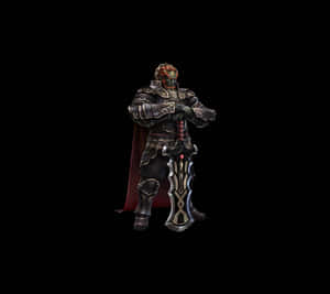 The Dark Lord Ganondorf Unleashes His Power Wallpaper