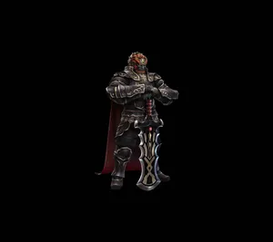 The Dark Lord Ganondorf Unleashes His Power Wallpaper