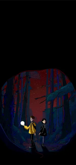 The Dark Netflix Original Drama Cartoon Wallpaper