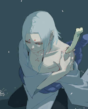 The Deadly Warrior, Kimimaro In Action Wallpaper