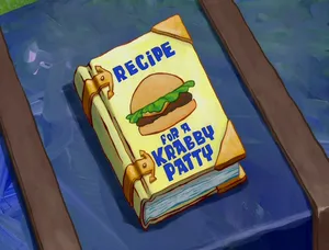 The Delicious Krabby Patty At Krusty Krab Wallpaper