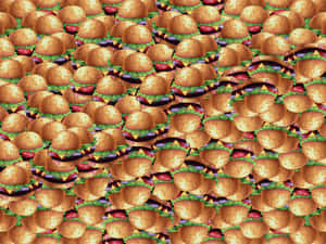 The Delicious Krabby Patty, Signature Dish Of The Krusty Krab Wallpaper