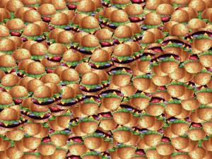 The Delicious Krabby Patty, Signature Dish Of The Krusty Krab Wallpaper