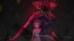 The Demogorgon Lurking In The Dark Wallpaper