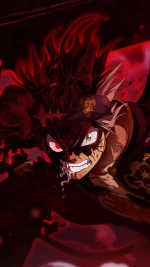 The Demon-possessed Asta From Black Clover Wallpaper