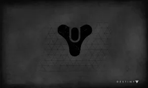 The Destiny Logo Symbolizes Adventure And Exploration Wallpaper