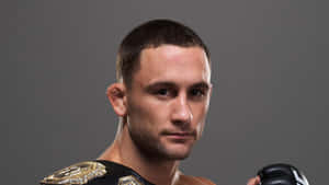 The Determined Gaze Of A Champion - Ufc Fighter Frankie Edgar Wallpaper