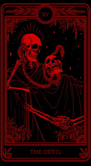 The Devil Tarot Card Wallpaper