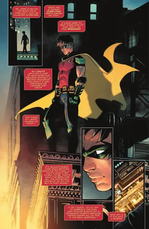 The Dynamic Tim Drake In Action Wallpaper