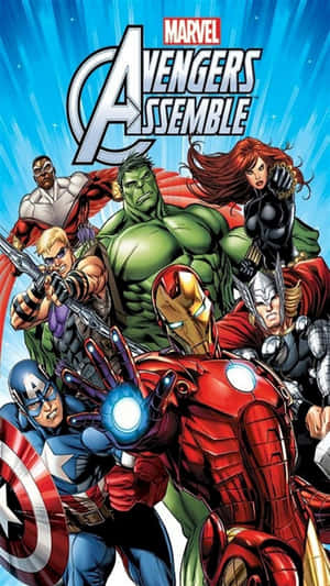 The Earth's Mightiest Heroes - United To Fight Evil! Wallpaper