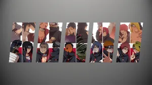 The Eight Members Of Akatsuki, An Immensely Powerful Group Of Ninja Wallpaper