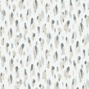 The Elegance Of A White Leopard Print Wallpaper