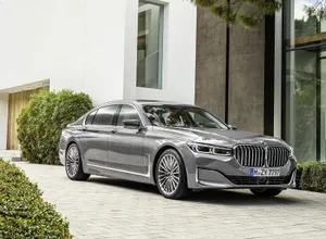 The Elegant Bmw 7 Series In Action Wallpaper