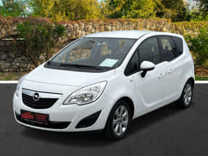 The Elegant Opel Meriva In Its Natural Habitat Wallpaper