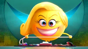 The Emoji Movie Features Smiler Wallpaper