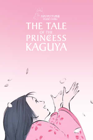 The Enchanting Princess Kaguya Surrounded By Magical Light Wallpaper