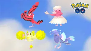 The Energetic Oricorio Dancing With Delight In Pokemon Go Wallpaper