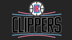 The Energizing Logo Of La Clippers Basketball Team Wallpaper