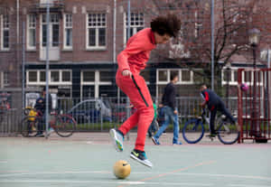 The Energy Of Street Soccer Wallpaper
