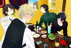 The Enigmatic Doctor Shinra Kishitani From Durarara!! Wallpaper