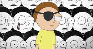 The Enigmatic Evil Morty Of Rick And Morty Universe Wallpaper