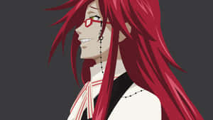 The Enigmatic Grell Sutcliff In A Vibrant And Captivating Portrait Wallpaper