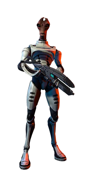 The Enigmatic Legion From Mass Effect Series Wallpaper