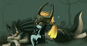 The Enigmatic Midna From The Legend Of Zelda Series Wallpaper