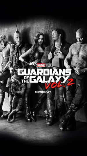 The Entire Guardians Of The Galaxy 2 Crew Assembled Wallpaper