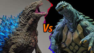 The Epic Battle: Godzilla Vs Gamera Wallpaper