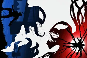 The Epic Battle Of Cool Venom Vs. Carnage Wallpaper